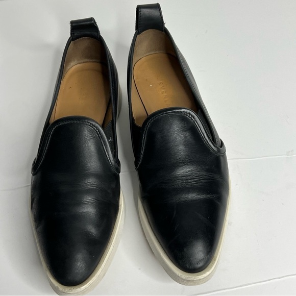 Everlane Womens The Leather Street Shoe Black Size 5.5 - Picture 2 of 12